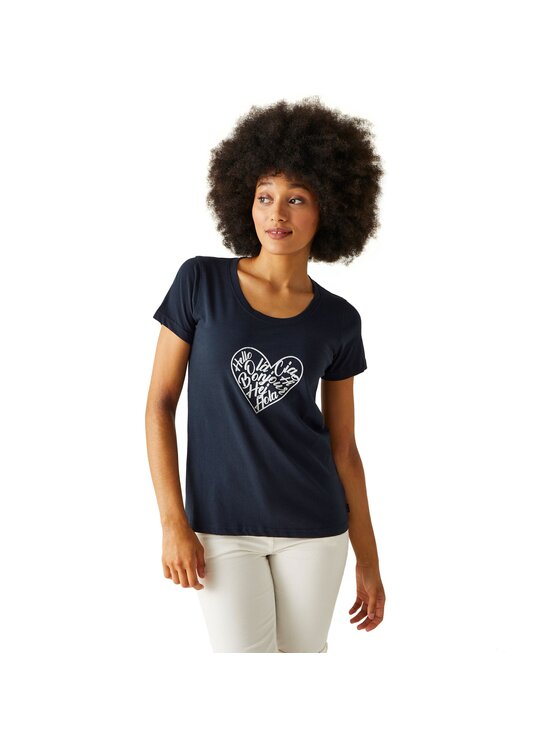 Regatta Regatta T-Shirt RG10269 Granatowy Short Fit