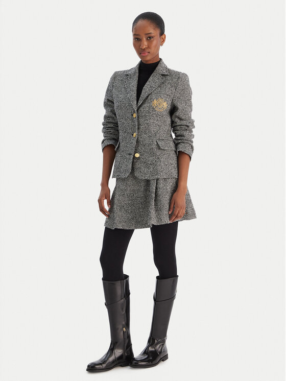 Tommy Hilfiger Tommy Hilfiger Cпідниця-міні WW0WW48787 Сірий Regular Fit