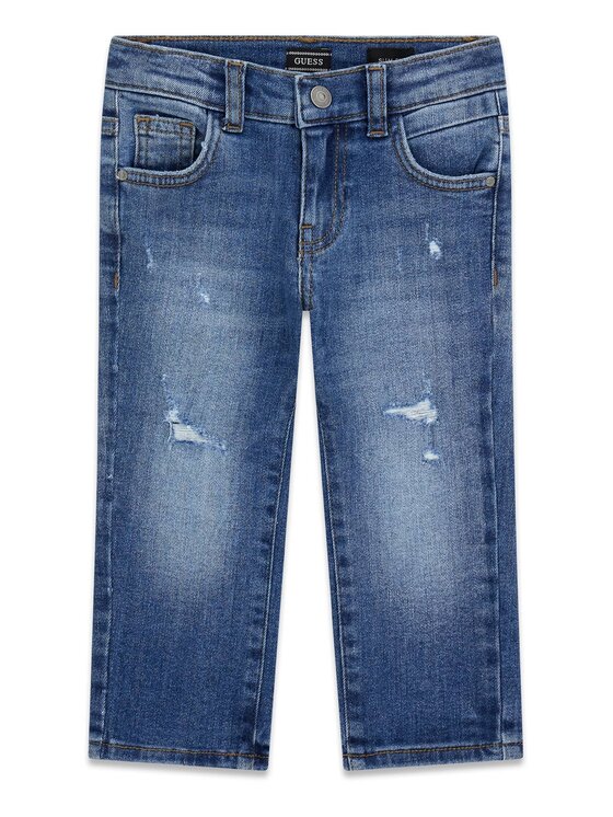 Guess Kids Guess Kids Spodnie materiałowe 183176 Niebieski Regular Fit