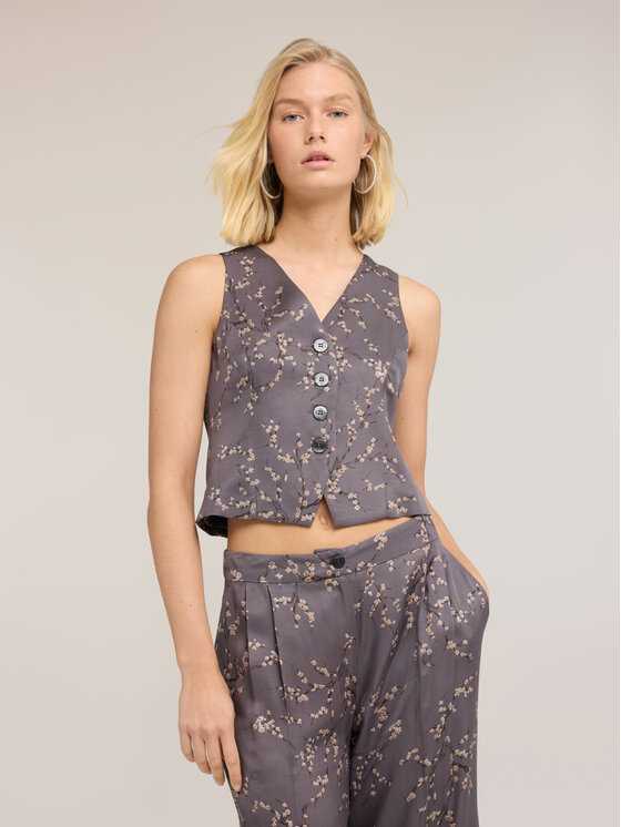 Motivi Motivi Camicia L022Q000087N0S3 Grigio Regular Fit