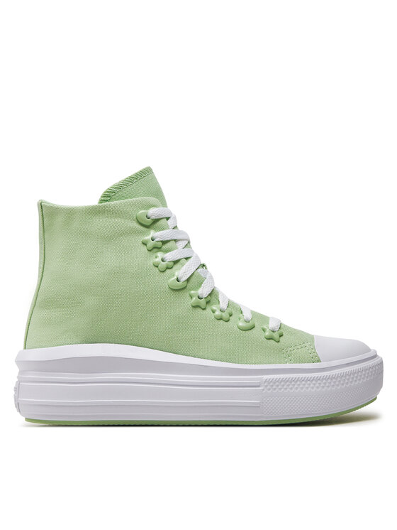 Converse Kedas Chuck Taylor All Star Motion Platform Stars A08100C Zaļš