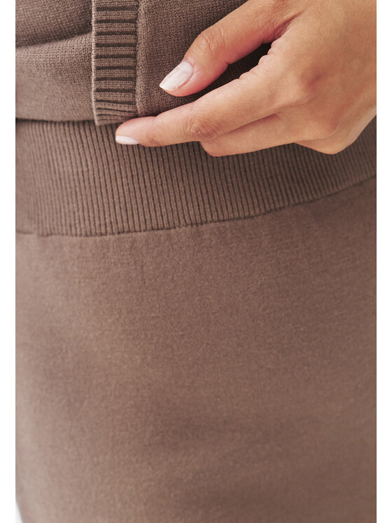 TATUUM TATUUM Spódnica midi GEME Brązowy Close Fit