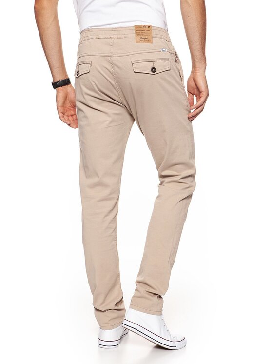 Wrangler Wrangler Pantaloni chino CHINO Beige Regular Fit