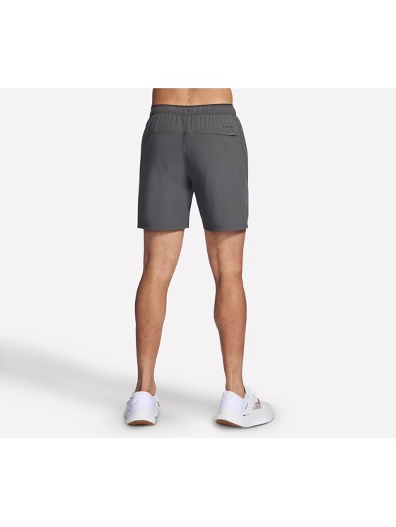 Skechers Skechers Szorty sportowe SH82-BKCC Szary Regular Fit