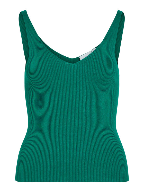 Vila Vila Top Wennie 14104135 Zielony Regular Fit