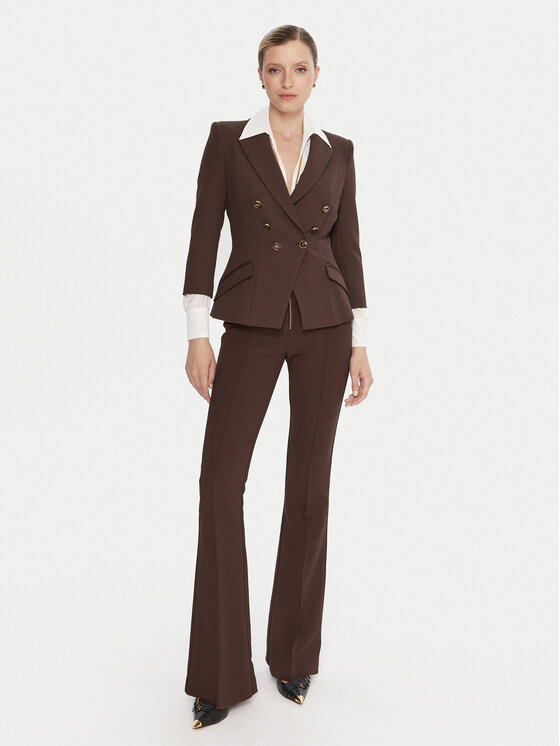 Elisabetta Franchi Elisabetta Franchi Pintsak GI-174-56E2-V660 Pruun Regular Fit