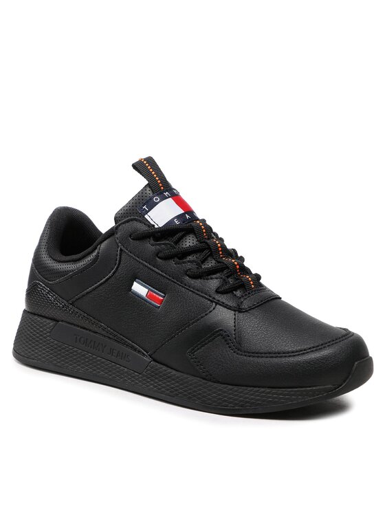 Tommy Jeans Tommy Jeans Sneakersy Flexi Runner Ess EM0EM01080 Czarny