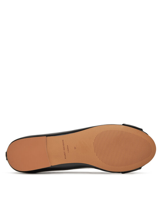 Kurt Geiger Kurt Geiger Baleríny Mayfair Drench Ballerina 1291200109 Černá