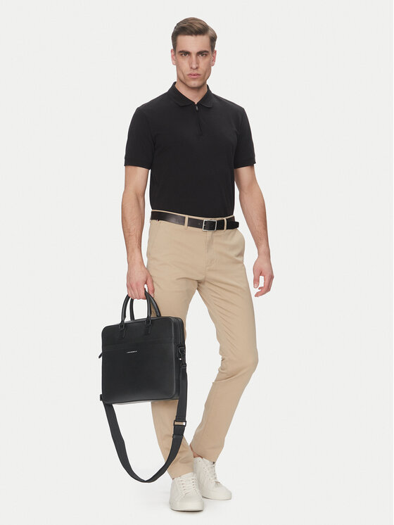 Tommy Hilfiger Tommy Hilfiger Сумка для ноутбука Th Business Leather Comp Bag AM0AM13214 Чорний
