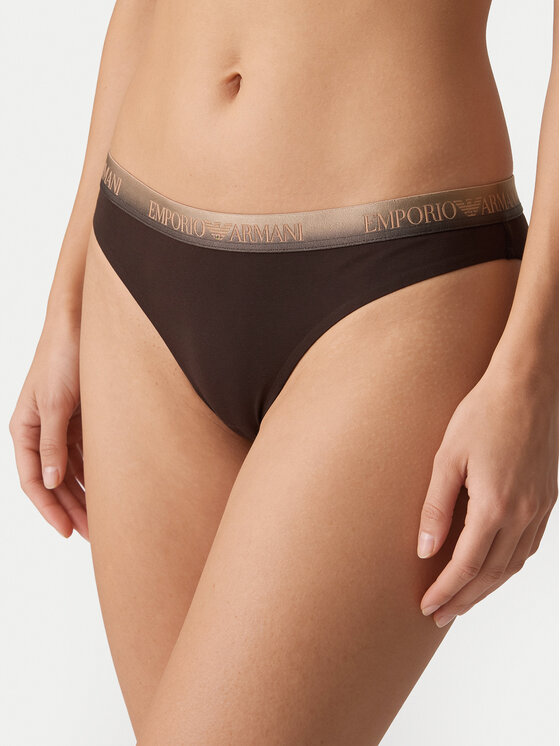Emporio Armani Underwear Emporio Armani Underwear Set brazilskih bikini gaćica﻿ EW000402 AF25572 U6279 Tamno smeđa