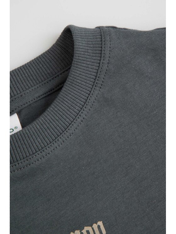 Coccodrillo Coccodrillo Longsleeve ZC6143101RBK-020 Szary Regular Fit