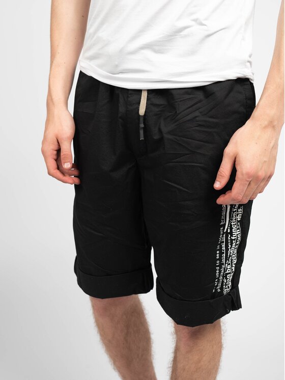 Antony Morato Antony Morato Σορτς MMSH00128 FA900044 Μαύρο Regular Fit
