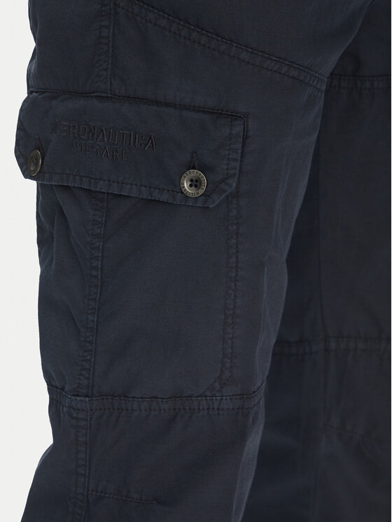 Aeronautica Militare Aeronautica Militare Hlače 251PA1662CT3526 Tamnoplava Regular Fit