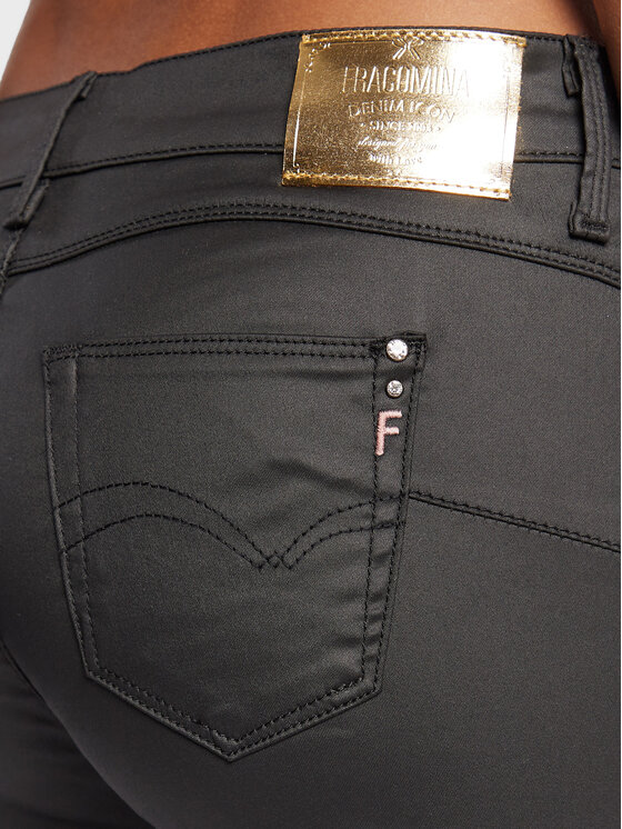 Pantaloni di tessuto FR22WV8018D40201 Nero Slim