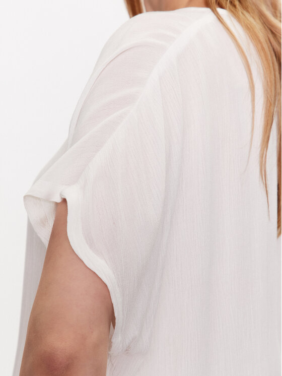Kaffe Kaffe Blusa Amber 10500781 Bianco Loose Fit