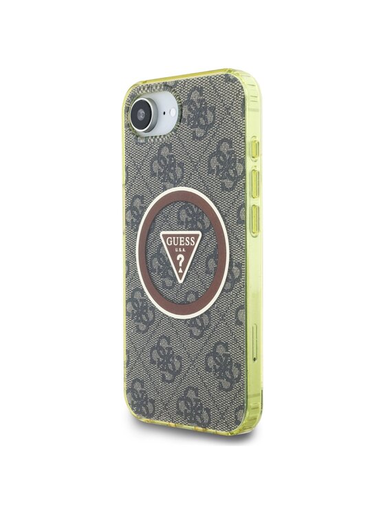 Guess Guess Etui na telefon Apple iPhone 16e Brązowy