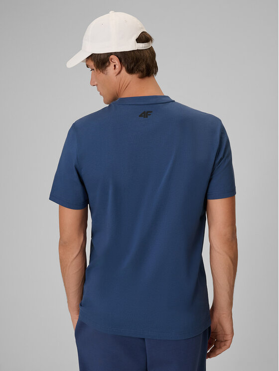 4F 4F T-Shirt CITY FORM Granatowy Regular Fit