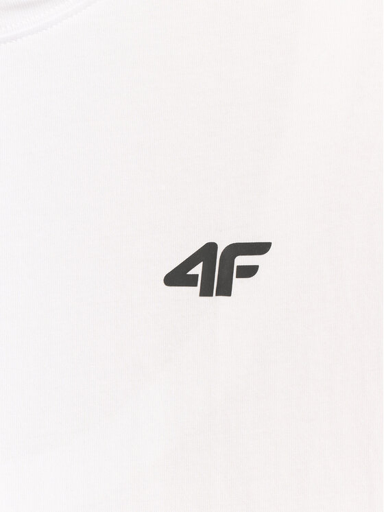 4F 4F T-Shirt NOS Biały Regular Fit