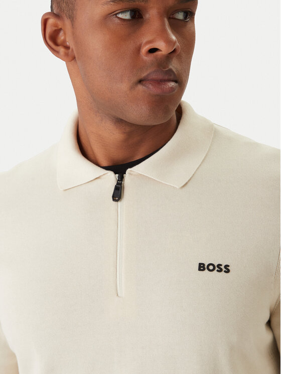 BOSS BOSS Pullover Ever-X 50551688 Écru Regular Fit