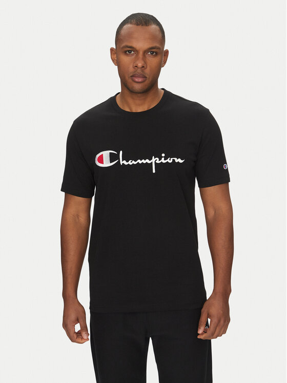Champion Champion Marškinėliai 221621 Juoda Standard Fit
