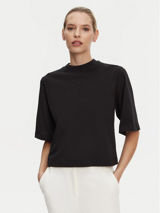 PINKO PINKO Tricou Niamey 104604 A2F8 Negru Regular Fit