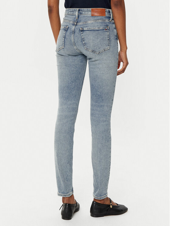 Tommy Hilfiger Tommy Hilfiger Traperice Como WW0WW43717 Plava Skinny Fit