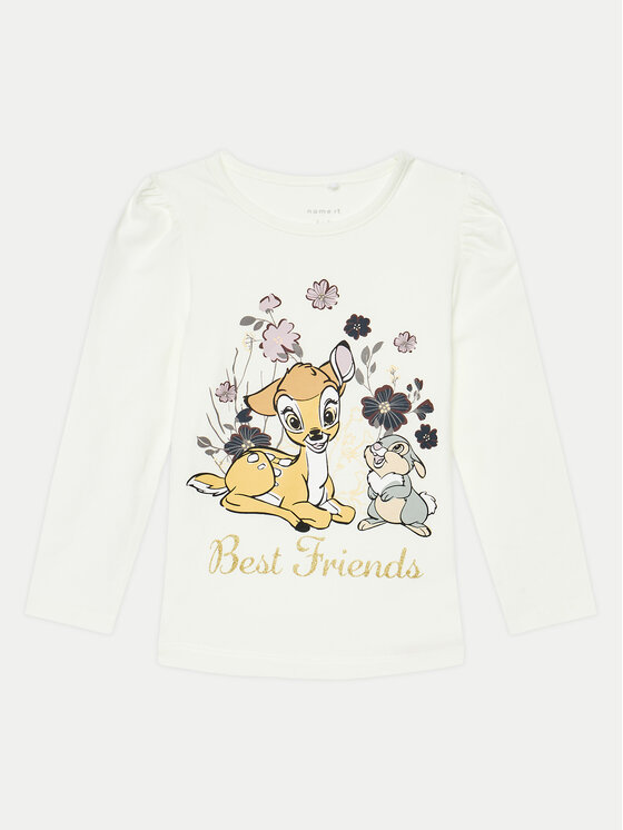 NAME IT Bluză DISNEY 13207654 Bej Regular Fit