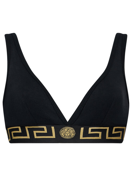 Versace Versace Biustonosz braletka AUD01047 Czarny