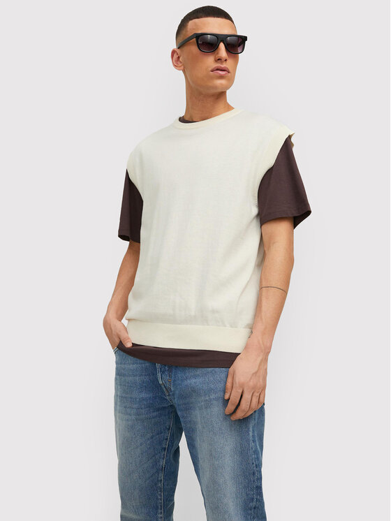 Maglione Lasse 12210345 Beige Regular Fit