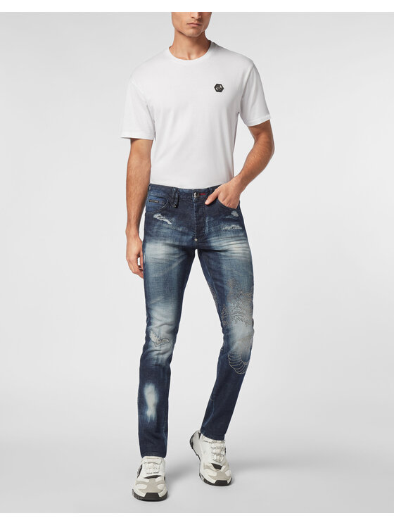 PHILIPP PLEIN PHILIPP PLEIN Jeans 14739 Grigio Straight Leg
