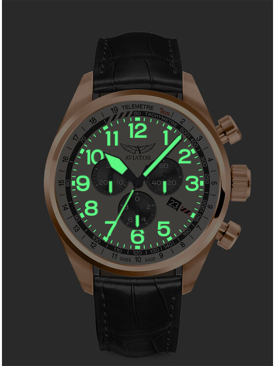 Aviator Aviator Orologio V.2.25.2.173.4 Nero