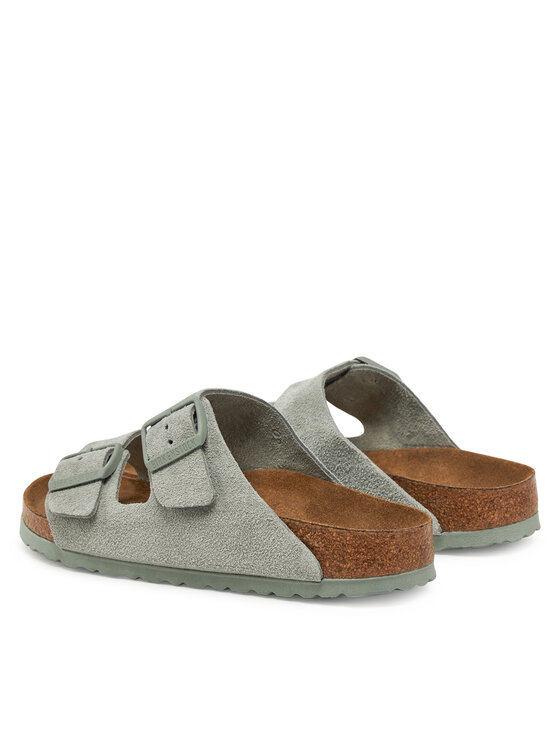Birkenstock Birkenstock Чехли Arizona zamsz 1029215 Зелен