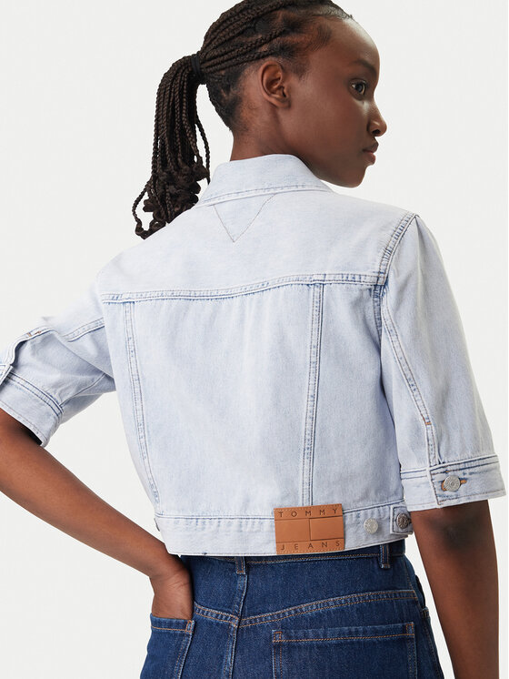 Tommy Jeans Tommy Jeans Džinsa jaka DW0DW22388 Gaiši zils Regular Fit