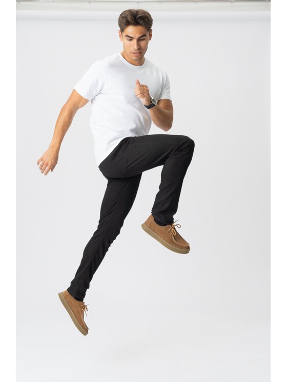 TeeShoppen TeeShoppen Jeansy 'Perform Collection' Czarny Slim Fit