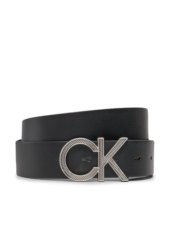 Calvin Klein Calvin Klein Meeste püksirihm Adj Ck Metal Diagonal K50K510926 Must