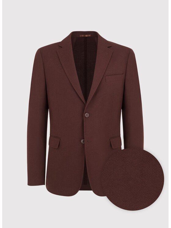 Pako Lorente Pako Lorente Marynarka P24WF-3X-008 Brązowy Slim Fit