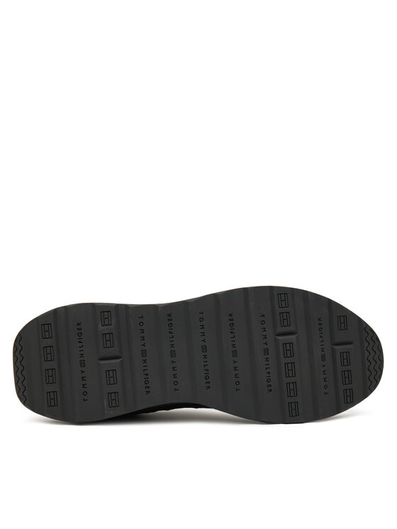 Tommy Hilfiger Tommy Hilfiger Snīkeri Retro Runner Seasonal FM0FM05328 Melns