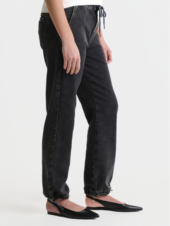 BIG STAR BIG STAR Jeansy ROBBIN Czarny Loose Fit