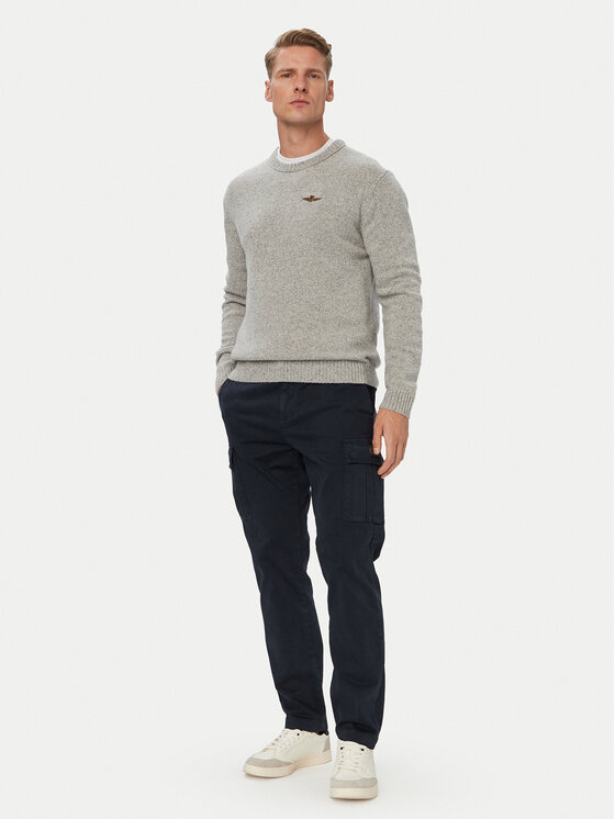 Aeronautica Militare Aeronautica Militare Светр 262MA1645UL00924 Сірий Regular Fit