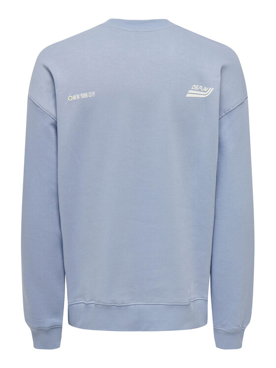 Only & Sons Only & Sons Felpa 22026376 Blu Regular Fit
