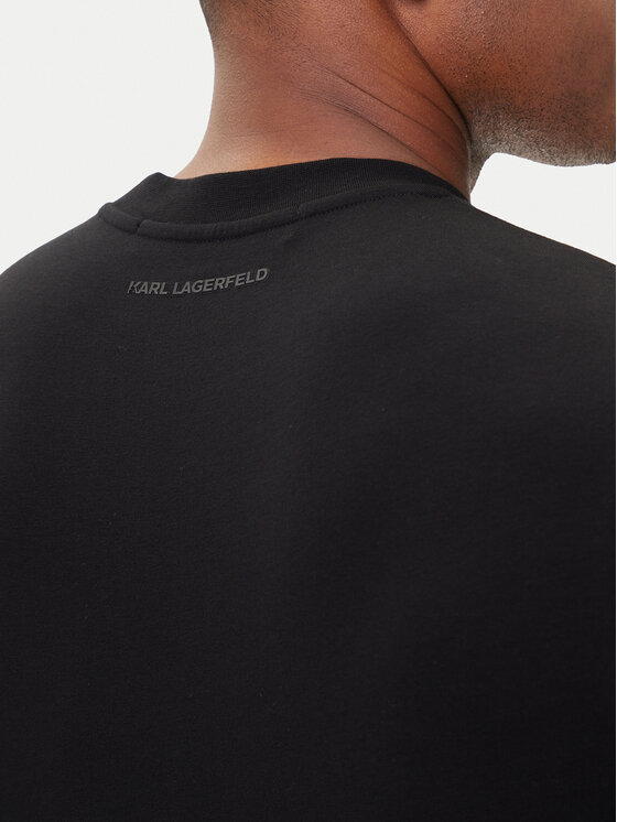 KARL LAGERFELD KARL LAGERFELD T-shirt 755050 554221 Crna Regular Fit