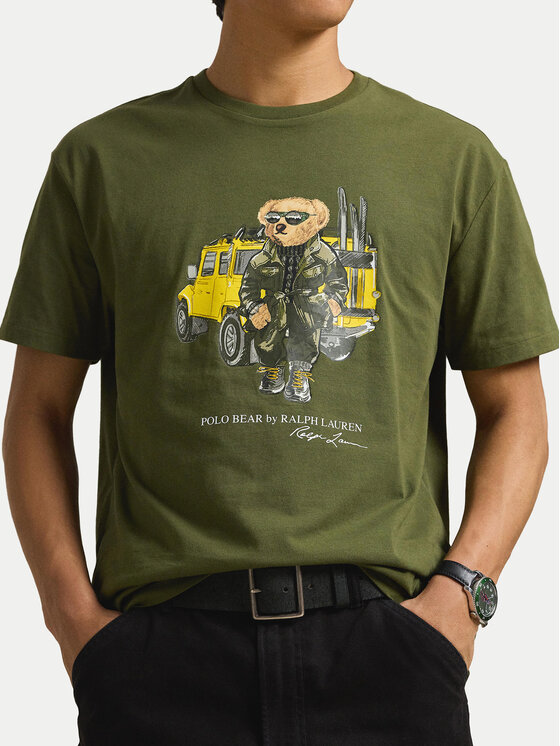 Polo Ralph Lauren Polo Ralph Lauren T-Shirt 710854497042 Πράσινο Regular Fit