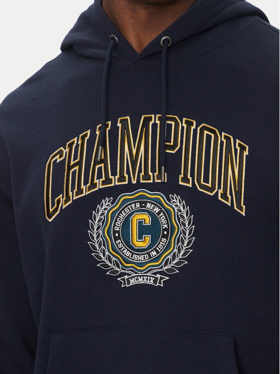 Champion Champion Majica dugih rukava 221172 Tamnoplava Regular Fit