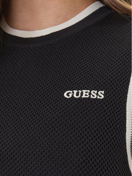 Guess Guess Плетена рокля V6GK04 Z0648 Черен Regular Fit