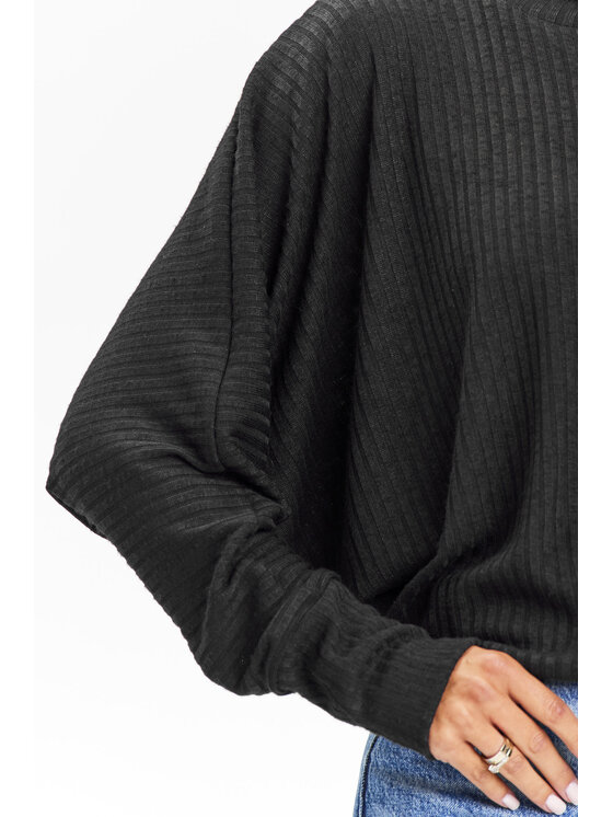 Awama Awama Svetr A672 Černá Basic Fit