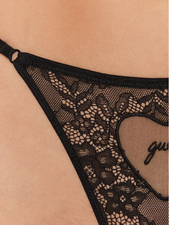 Guess Guess Klasické kalhotky O5RE29 KBGT0 Černá Regular Fit