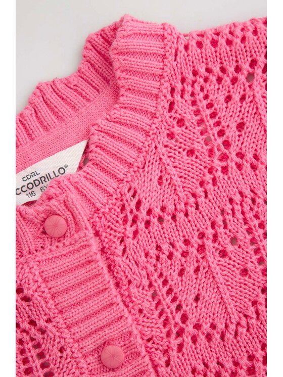Coccodrillo Coccodrillo Sveter WC5172201FGK-007 Ružová Regular Fit