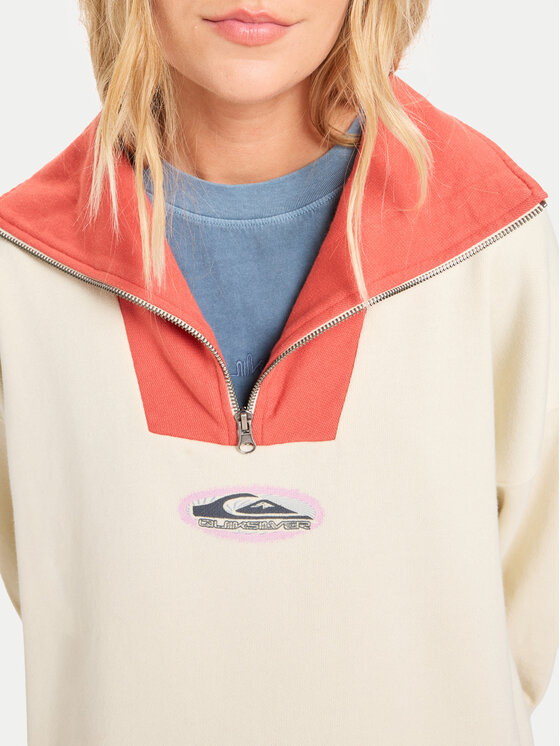 Quiksilver Quiksilver Fliis Sungai Block EQWFT03192 Valge Oversize