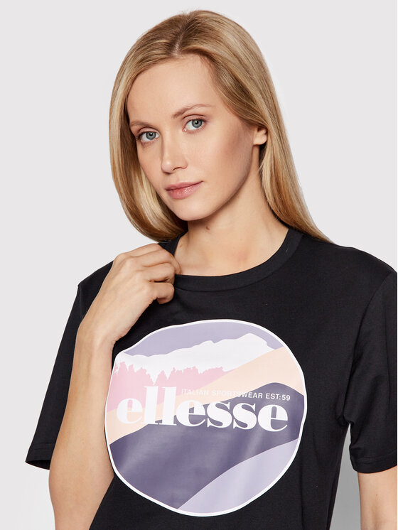 Ellesse Ellesse T-Shirt Shabunda SGM14629 Czarny Relaxed Fit