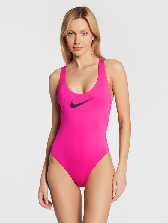 Nike Nike Ujumistrikoo Logo Tape NESSC262 Roosa